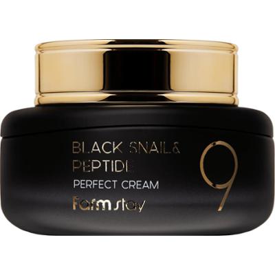 Farmstay - Black Snail & Peptide 9 Perfect Cream, 55 ml - przeciwstarzeniowy krem do twarzy