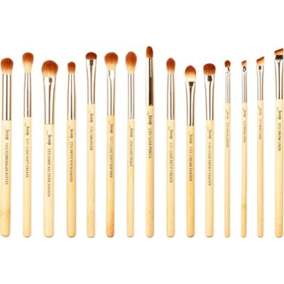Jessup - Bamboo Eyes Brushes Set, 15 szt - zestaw pędzli do makijażu oczu