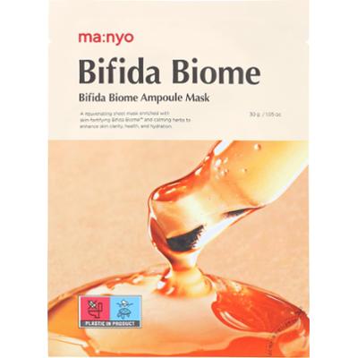ma:nyo - Bifida Biome Ampoule Mask, 30 g - nawilżająco-regenerująca maska do twarzy w płachcie