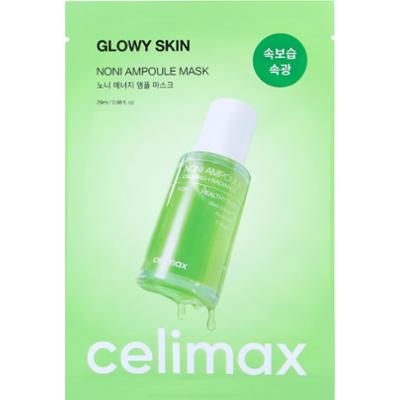 celimax - Glowy Skin The Real Noni Energy Ampoule Mask, 29 ml - odżywcza maska do twarzy w płachcie