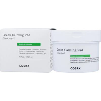 COSRX - One Step Green hero Calming Pad 70 szt - Płatki z wyciągiem z drzewa herbacianego