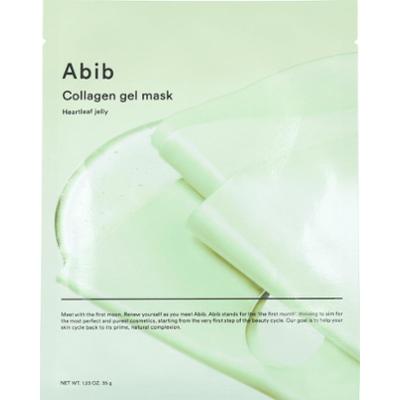 Abib - Collagen Gel Mask Heartleaf Jelly, 35 g - wielozadaniowa hydrożelowa maska do twarzy w płachcie