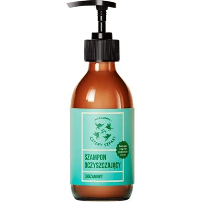 CZTERY SZPAKI - Chrzanowy szampon oczyszczający do włosów , 300 ml