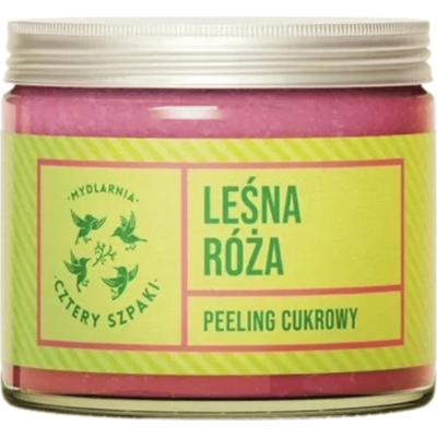 CZTERY SZPAKI - Peeling cukrowy Leśna Róża, 250 ml