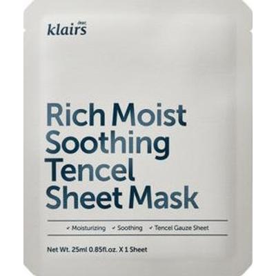 KLAIRS - Rich Moist Soothing Tencel Sheet Mask - Kojąca maska w płachcie, 25ml