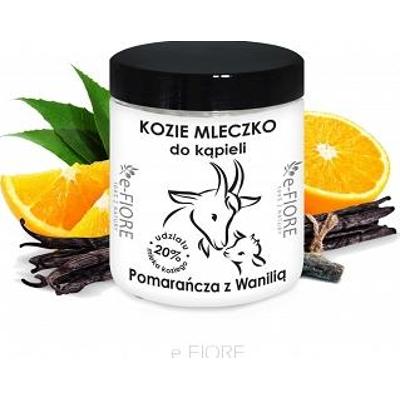 e-FIORE - Kozie mleczko do kąpieli Pomarańcza z Wanilią, 400g