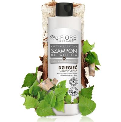 e-FIORE - Szampon z glinką dziegciowy, 250ml