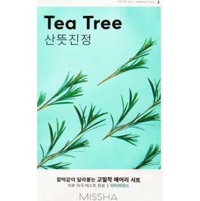 MISSHA - Airy Fit Sheet Mask Tea Tree, 19g - Łagodząca maska w płachcie dla cery problematycznej