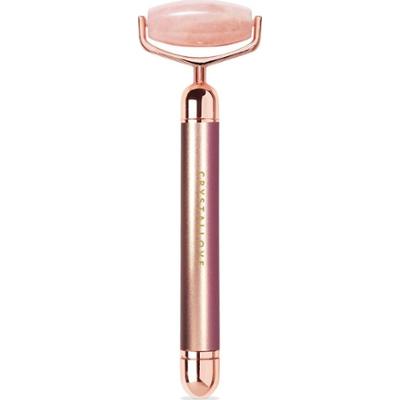 CRYSTALLOVE - Roller pulsacyjny z kwarcu różowego - ROSE GOLD