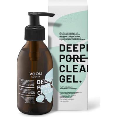 Veoli Botanica - DEEPLY PORE CLEANSING GEL, Głęboko oczyszczający żel do mycia twarzy, 200ml