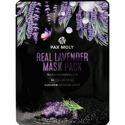 PAX MOLY - Real Lavender Mask Pack, Maska w płachcie oczyszczająca z ekstraktem z lawendy, 25ml
