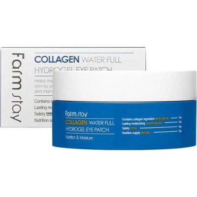 FARMSTAY - Collagen Water Full Hydrogel Eye Patch kolagenowe hydrożelowe płatki pod oczy, 60szt