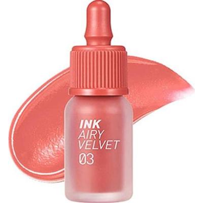 Peripera - Ink Airy Velvet 003 Cartoon Coral, 4g - tint do ust w odcieniu koralowym