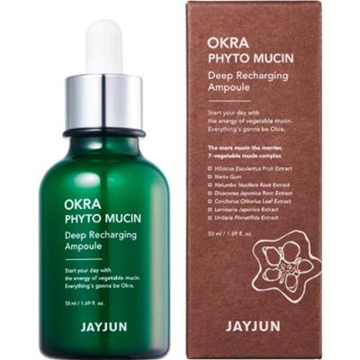 JAYJUN - Okra Phyto Mucin Deep Recharging Ampoule, 50 ml - odżywcza ampułka