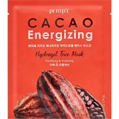 Petitfee - Cacao Energizing Hydrogel Face Mask, 32g - hydrożelowa maska do twarzy