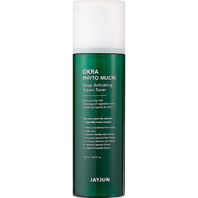 JAYJUN - Okra Phyto Mucin Deep Activating Cream Toner, 150 ml - kremowy tonik odżywczy