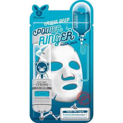 Elizavecca - Aqua Deep Power Ringer Mask Pack, 23ml - nawadniająca maska w płachcie