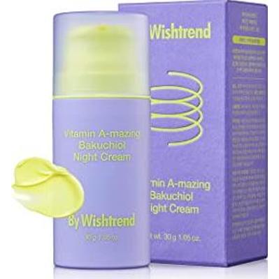 By Wishtrend - Vitamin A-mazing Bakuchiol Night Cream, 30g - Krem na noc z bakuchiolem