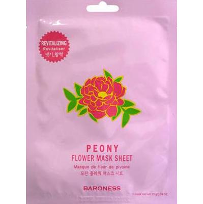 BARONESS - Maska w płachcie z ekstraktem z kwiatu piwonii, 21g