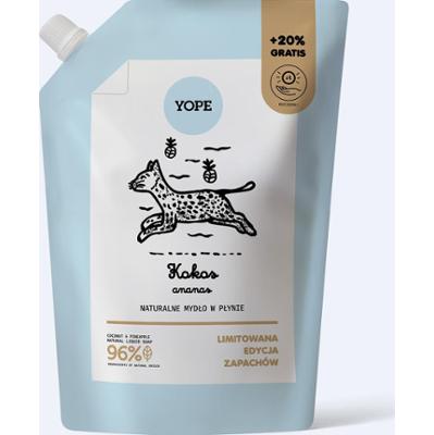 Refill naturalnego mydła w płynie Kokos & ananas