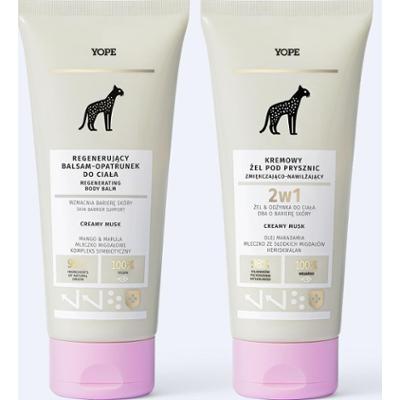 Zestaw Creamy musk - żel pod prysznic + balsam do ciała