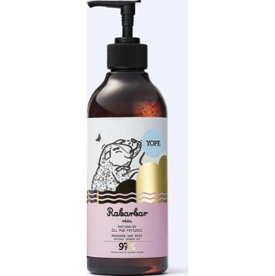 Naturalny żel pod prysznic Rabarbar i róża