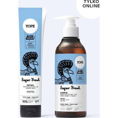 Zestaw do pielęgnacji włosów przetłuszczających się Super Fresh