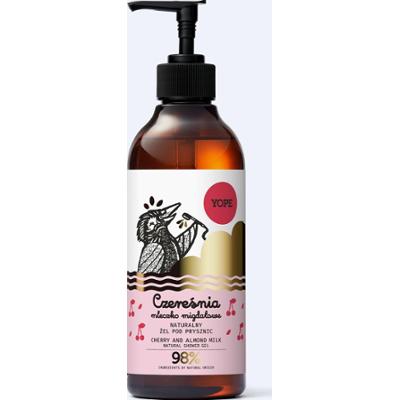 Naturalny żel pod prysznic Czereśnia i mleczko migdałowe
