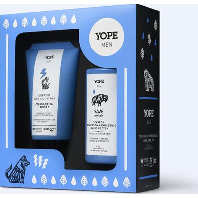 Zestaw pielęgnacyjny dla mężczyzn - Wzmocnienie włosów i oczyszczanie twarzy