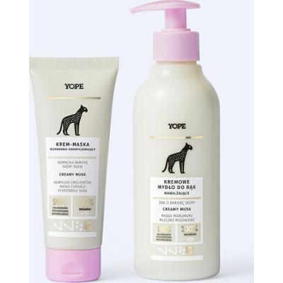 Zestaw do pielęgnacji dłoni Creamy musk - mydło i krem do rąk