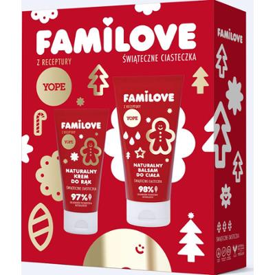 Zestaw Familove Świąteczne Ciasteczka - krem do rąk i balsam do ciała