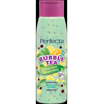 Perfecta Bubble Tea Balsam do ciała Fresh Fruits + Zielona Herbata