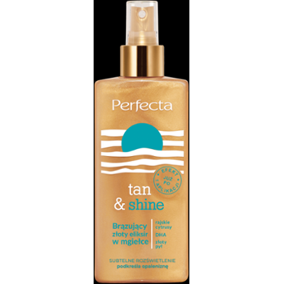 Perfecta Tan&Shine Brązująco- rozświetlająca mgiełka do ciała