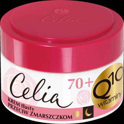Celia Q10 przeciwzmarszczkowy krem tłusty 70+ z kolagenem