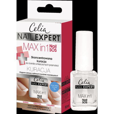 Celia Nail Expert Odżywka do paznokci MAX IN 1 NAIL SOS
