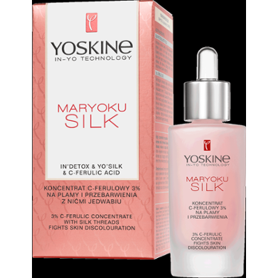 Yoskine Maryoku Silk Skoncentrowane serum przeciw przebarwieniom skóry 3% kwas C-ferulowy