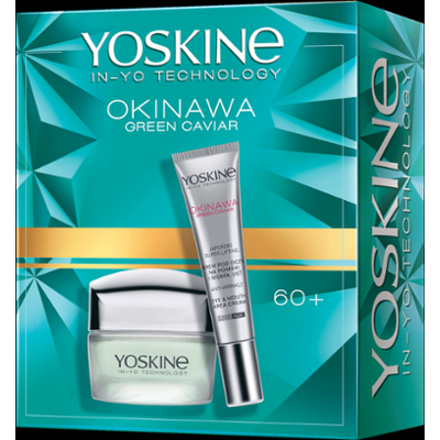Zestaw Yoskine Okinawa Green Caviar Krem na dzień i na noc 60+ i Krem pod oczy