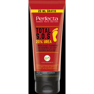 Perfecta Total S.O.S Krem zmiękczający do stóp z 20% mocznikiem