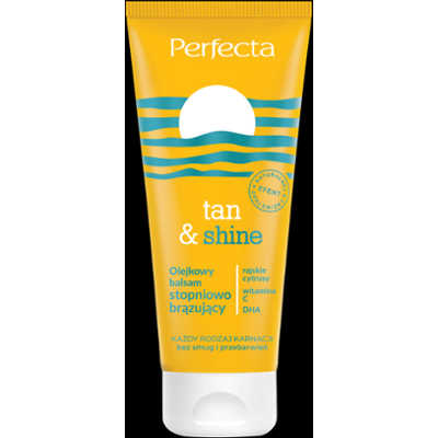 Perfecta Tan&Shine Olejkowy balsam stopniowo brązujący do ciała