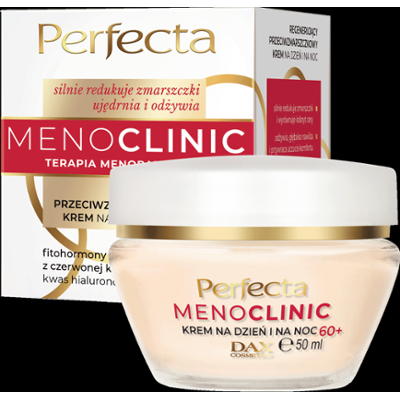 Perfecta Menoclinic Regenerujący przeciwzmarszczkowy krem do twarzy na dzień i na noc 60+