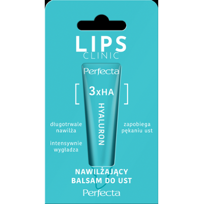 Perfecta Lips Clinic Nawilżający żelowy balsam do ust 3x Hyaluron