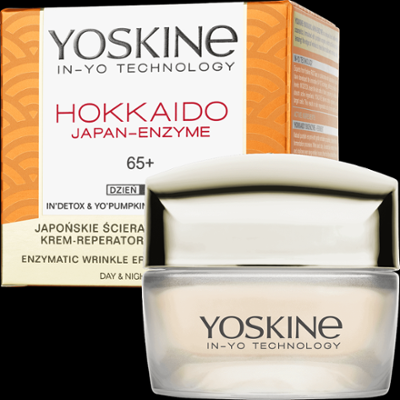 Yoskine Hokkaido Japan-Enzyme krem do twarzy na dzień i noc 65+ z enzymem z dyni