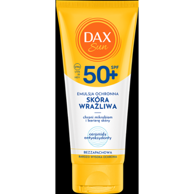 Dax Sun Emulsja ochronna dla skóry wrażliwej SPF 50+ travel
