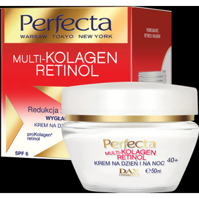 Perfecta Multikolagen Retinol Krem do twarzy na dzień i na noc 40+