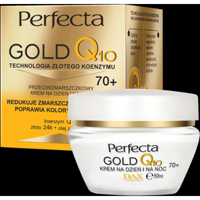 Perfecta Gold Q10 Przeciwzmarszczkowy krem do twarzy na dzień i na noc 70+