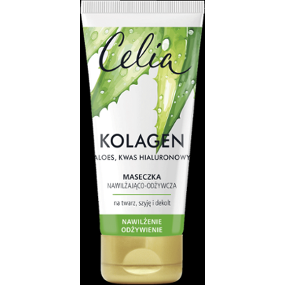 Celia Kolagen Maseczka do twarzy nawilżająco-odżywcza Aloes