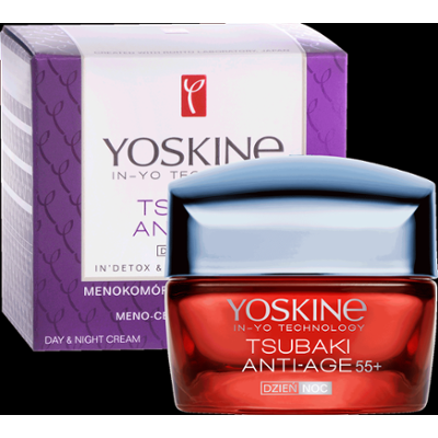 Yoskine Tsubaki Anti-Age Krem przeciwzmarszczkowy do twarzy na dzień i noc 55+