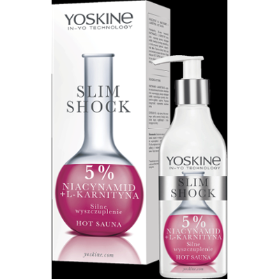 Yoskine Slim Shock Zabieg, balsam wyszczuplający 5% NIACYNAMID + L-KARNITYNA