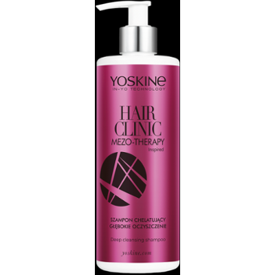 Yoskine Hair Clinic Mezo-Therapy Szampon chelatujący głęboko oczyszczający, 350 ml