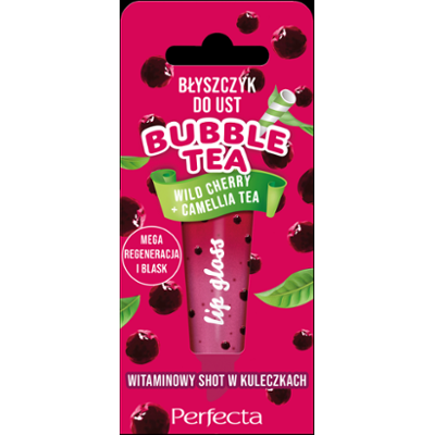 Perfecta Bubble Tea Błyszczyk do ust Wild Cherry + Camellia Tea